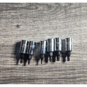 MAC Tools TORX Socket Set T8,T10,T15,T20,T25,T27  3/8" Drive Bit Driver Lot Star